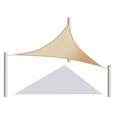 Aleko Products Triangular Waterproof Canopy Shade Sail   